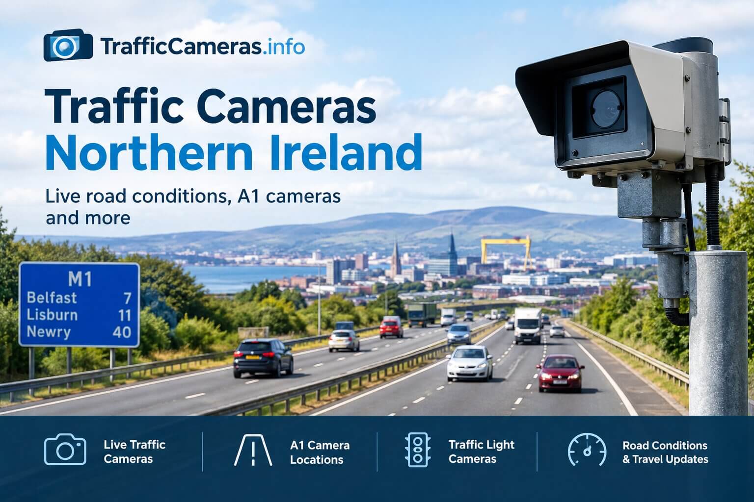 Traffic Cameras Northern Ireland: Live Road Conditions, A1 Cameras and More